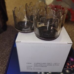 Furniture Feet Kit 3 (Deluxe X-Large 8 pcs) - White Box